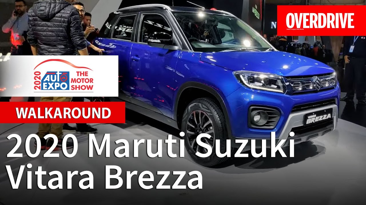 2020 Maruti Suzuki Vitara Brezza 1.5 petrol walkaround review | Auto Expo 2020 | OVERDRIVE