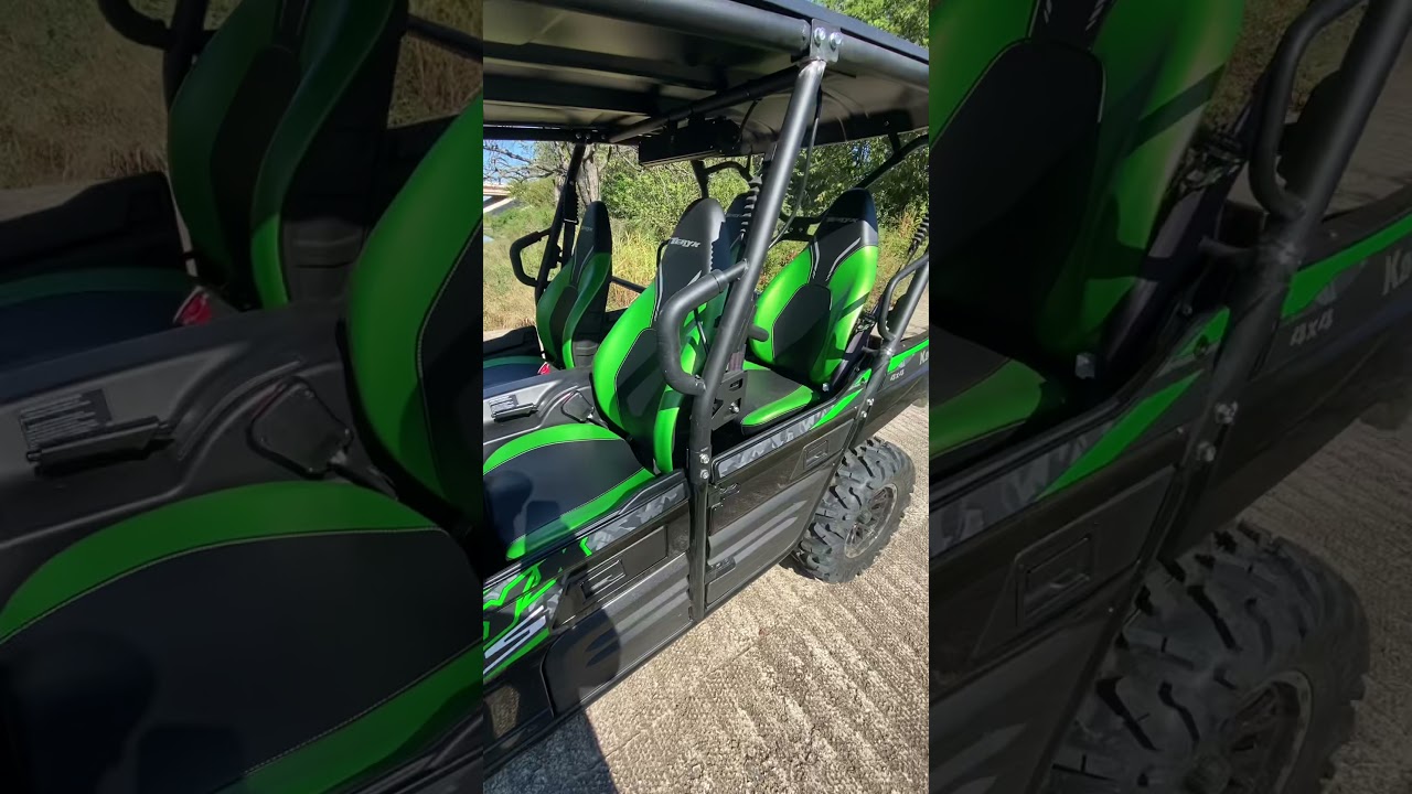 Kawasaki teryx 4 cage chop YouTube