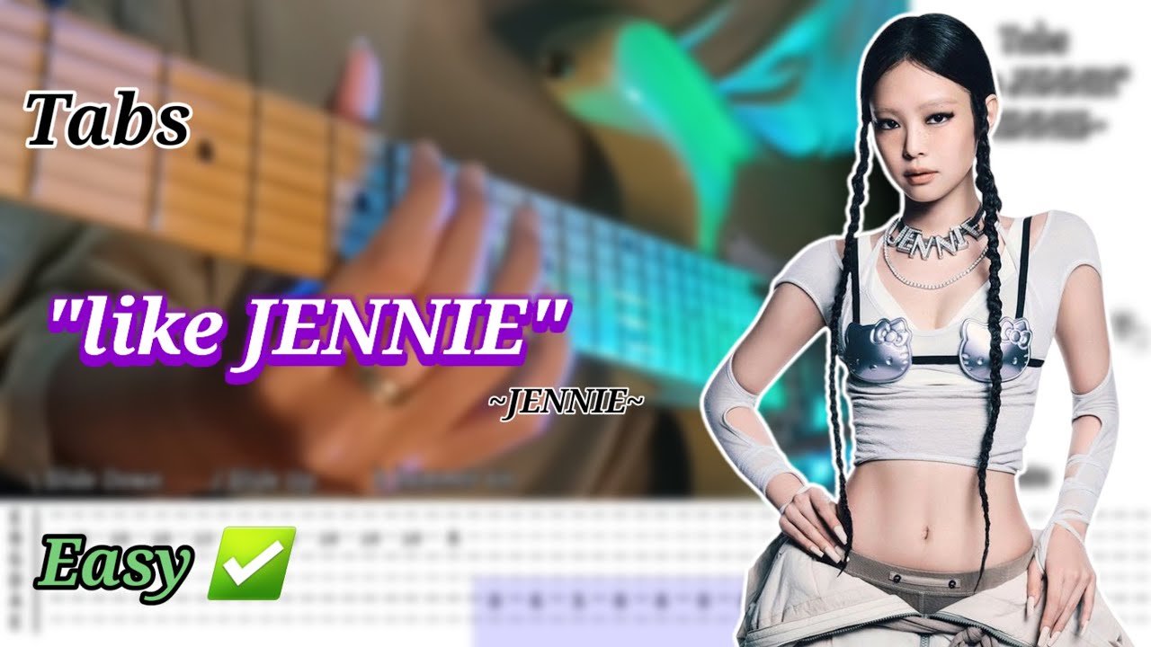 like JENNIE - JENNIE Electric Guitar Cover [With TABS]