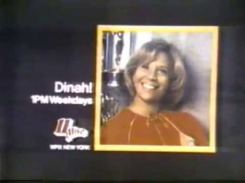 wpix on directv now WPIX Dinah! tel-op, 1978