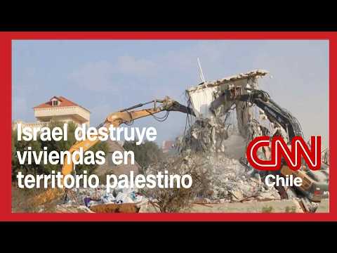 Netanyahu inicia demoliciones de viviendas en Cisjordania