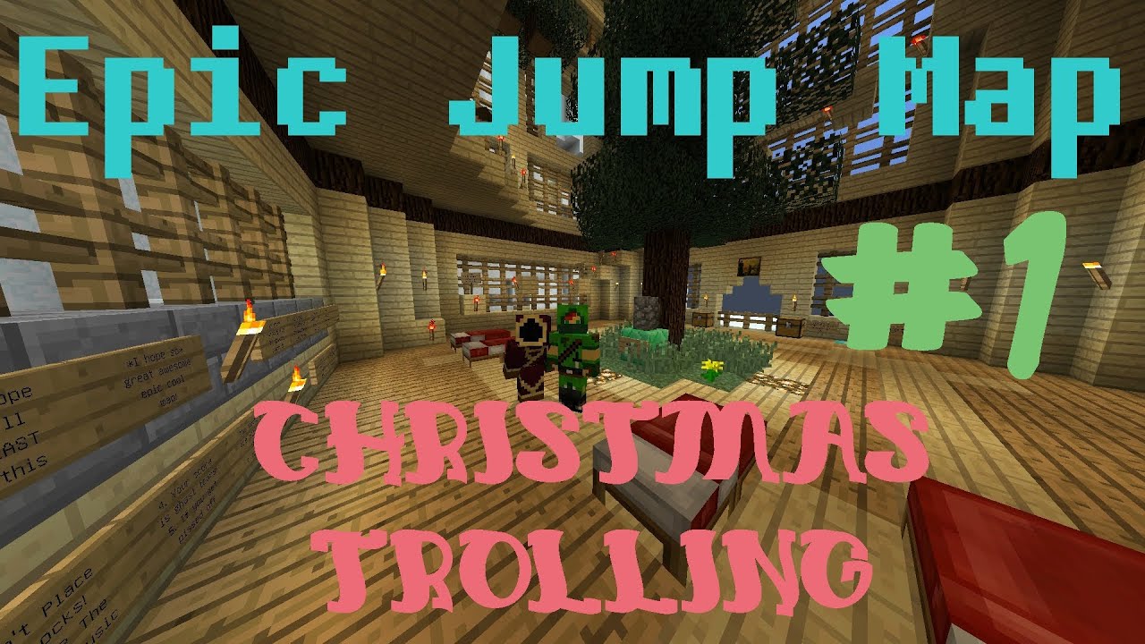 Minecraft Epic Jump Map #1 - Я нашел мир)