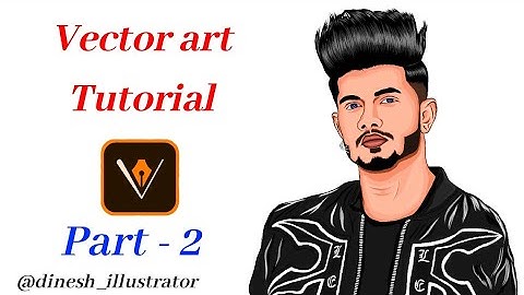 How to make Vector-Art | Tutorial Part -2 | by @dinesh_illustrator