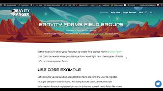 How to Group Fields Together in Gravity Forms