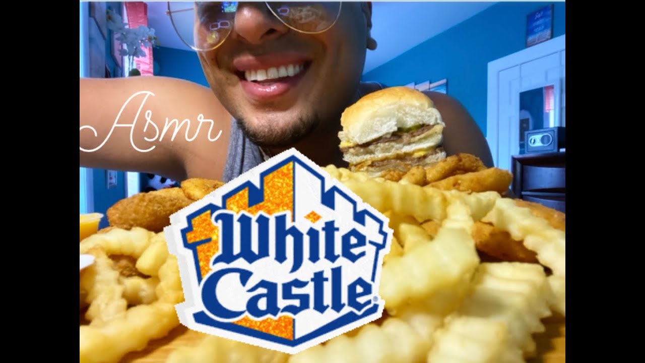 RELAXING EATING SOUNDS ASMR MUKBANG COLLAB W/GIISSY ASMR- 👑WHITE CASTLE👑(MID-VIDEO ADS-FREE)