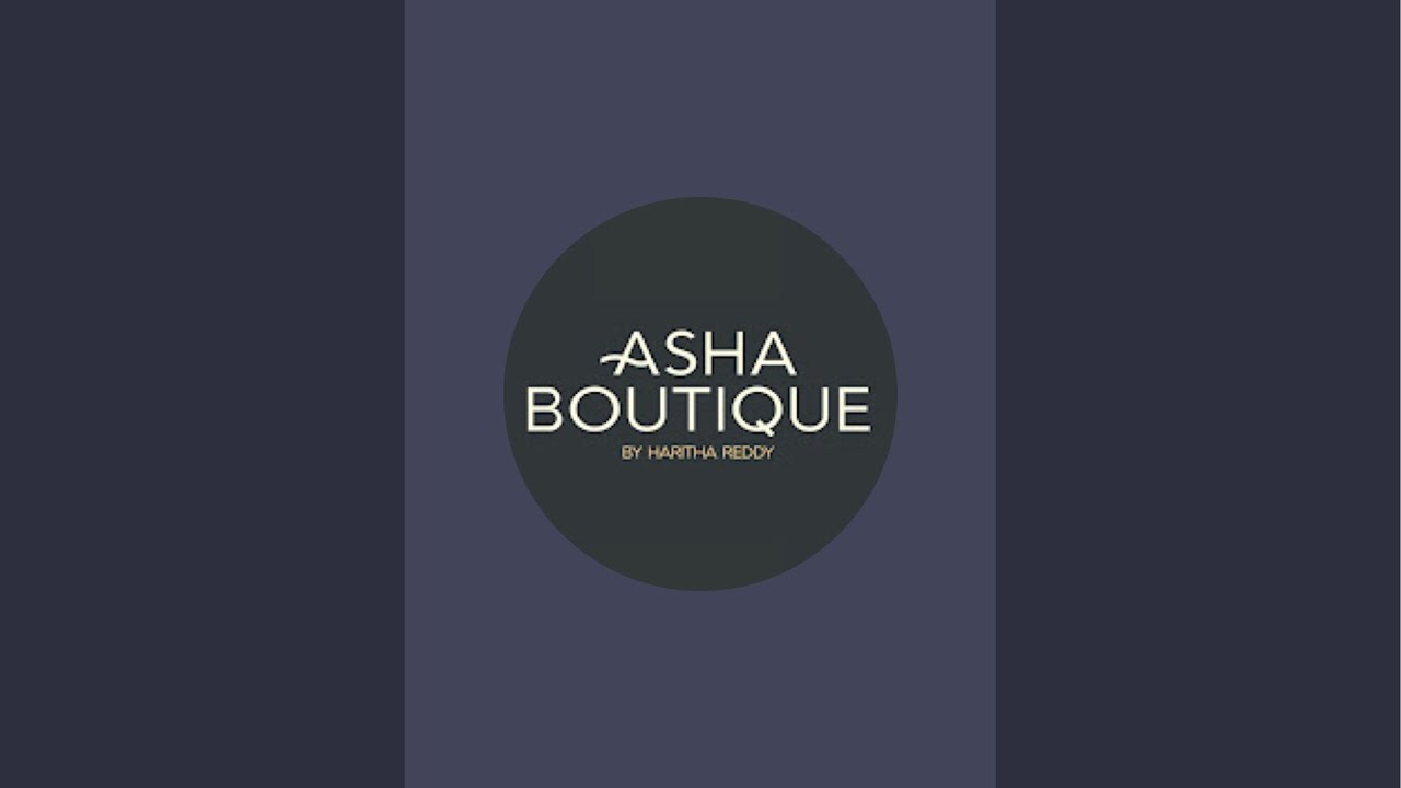 Asha Boutique by Haritha Reddy is live!