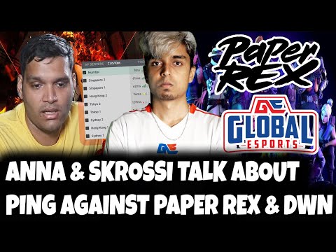 Anna on Ping Issue on GE vs Paper Rex match also @SkRossi talk about ping issue in DWN Match