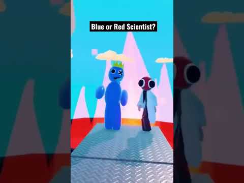Rainbow Friends Blue Or Red Scientist Shorts Rainbowfriends Recroom 