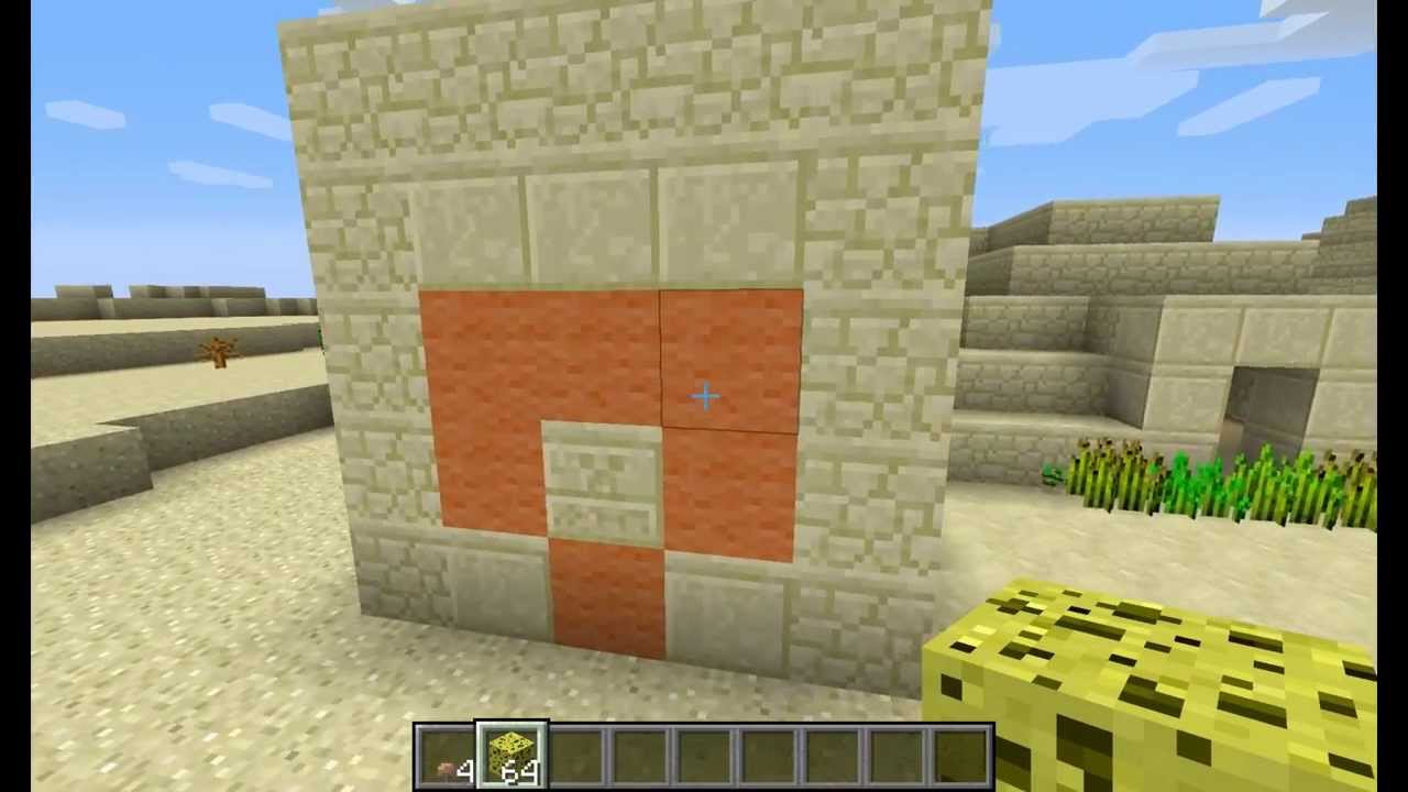 Minecraft Gltich: NPC Village and Desert Temple Combined - YouTube