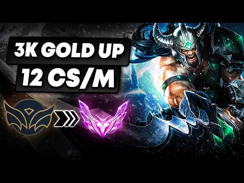UNRANKED TO MASTER ON TRYNDRAMERE TO PROVE A POINT