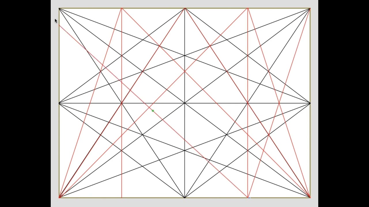 Compositional Painting. How to use the Golden Ratio, Rule Of Thirds &  Harmonic Armature effectively. 