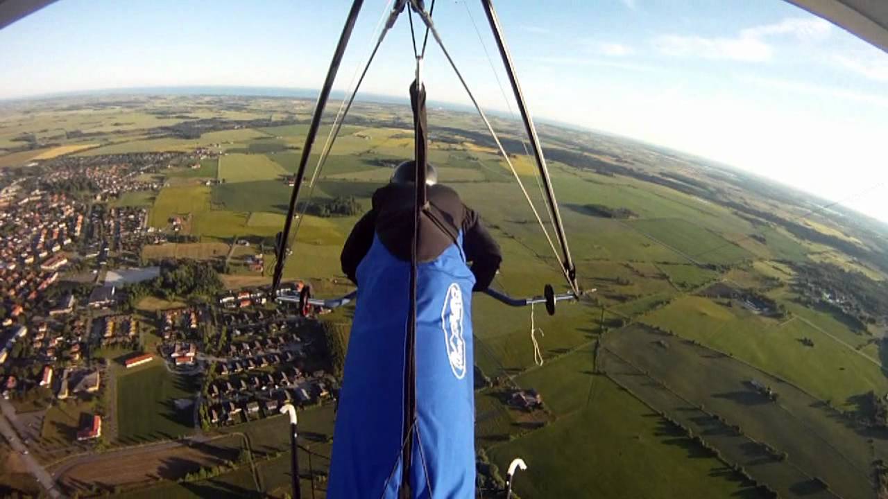 Mosquito powered hang glider YouTube