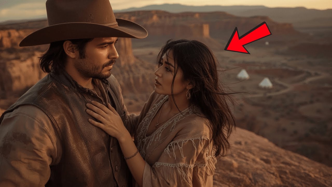 La Hija Menor del Jefe Tribal se Acercó al Vaquero... 