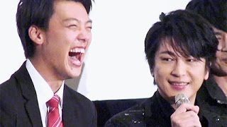 仮面ライダー3号演じるミッチー、すでに本編4回、自身の変身は12回見た／映画『スーパーヒーロー大戦GP 仮面ライダー3号』完成披露舞台挨拶