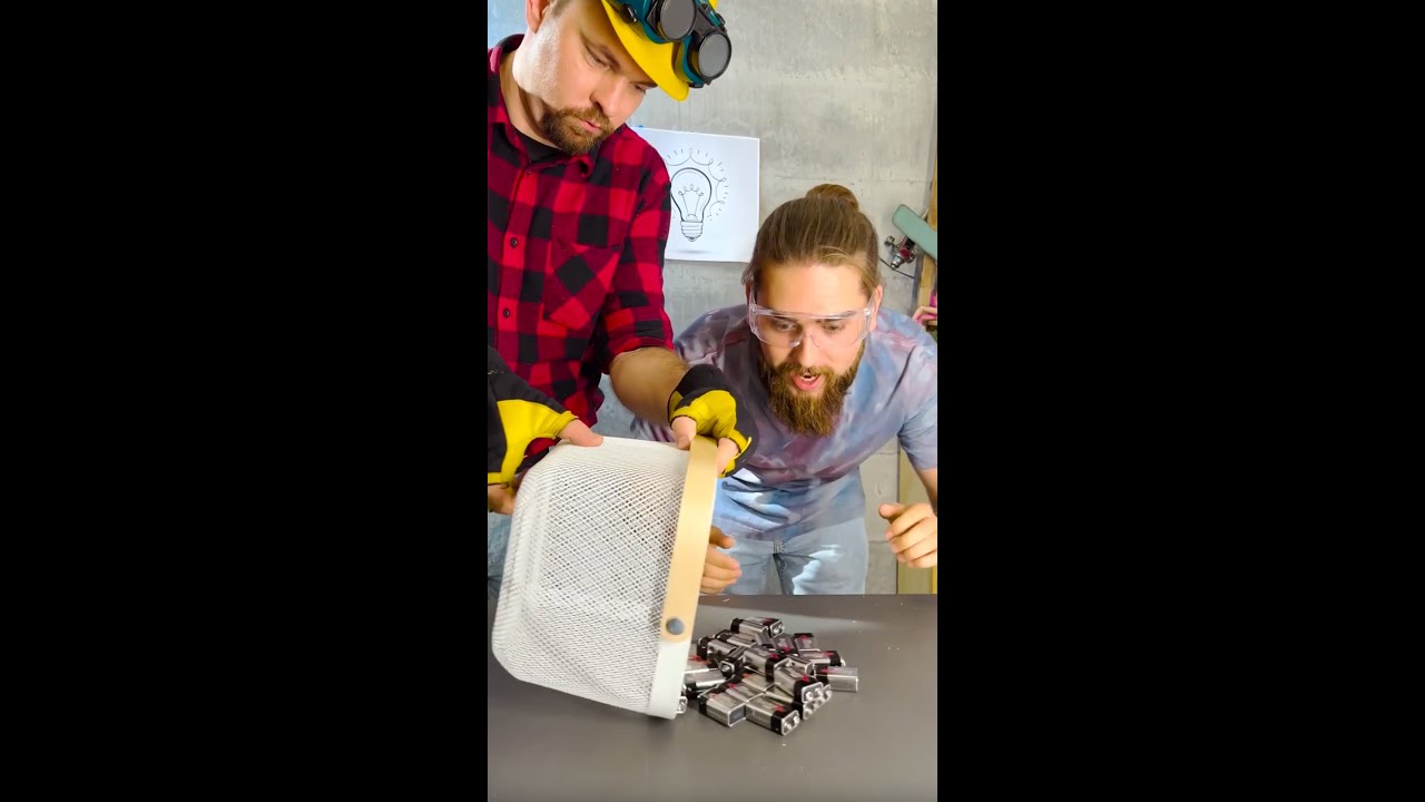 Testing DIY Power Bank from 9V Battery and Fruit Claw Gadget!