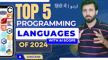 Top 5 Programming Languages for 2024 and their AI support | URDU/ HINDI