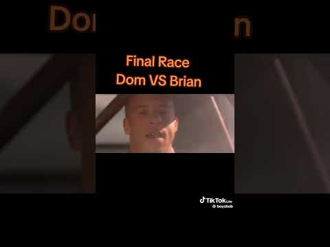 ワイルドスピード　ファイナルレース　ブライアンVSドム