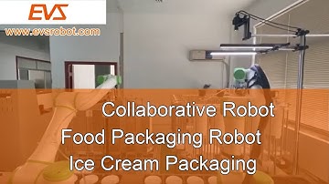 Collaborative Robot |Food Packaging Robot| Ice Cream Packaging