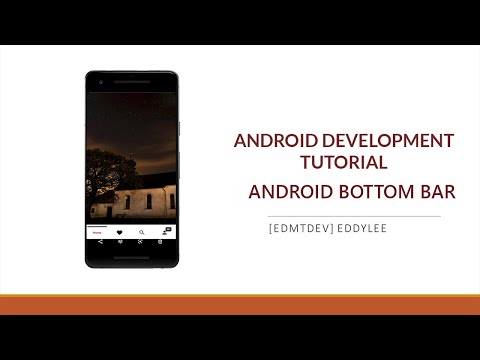 Android Development Tutorial - Custom Bottom Bar AndroidX