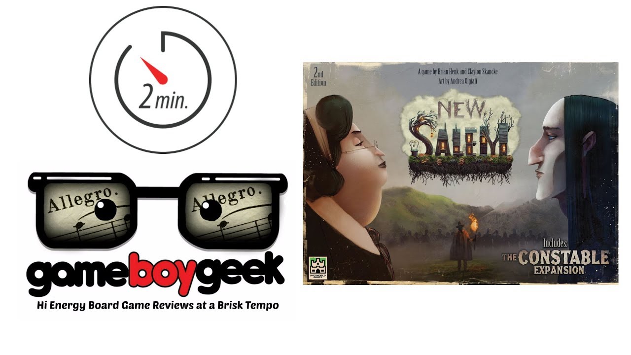 New Salem: 2nd Edition (2-min Allegro) Review with the Game Boy Geek