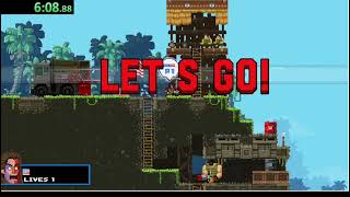 BROFORCE Arcade mode HARD (1hr 08min)