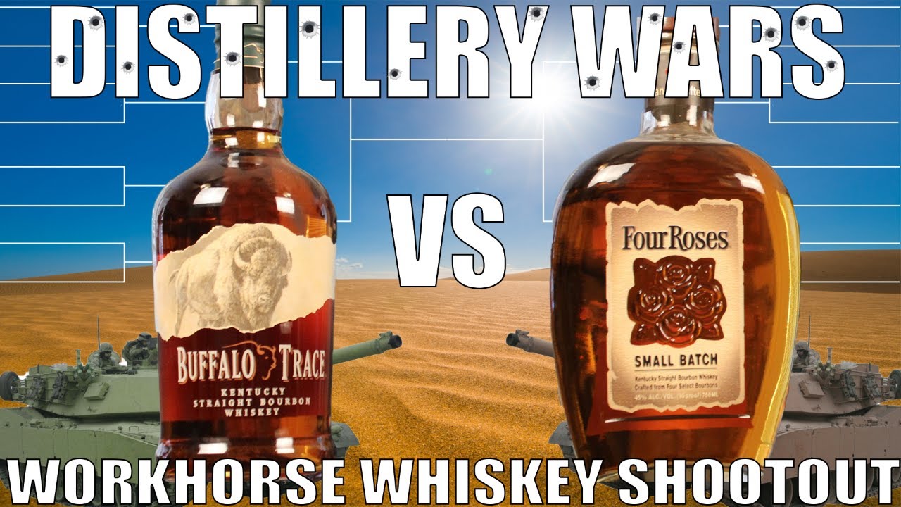 Distillery Wars- Buffalo Trace vs Four Roses Small Batch - YouTube