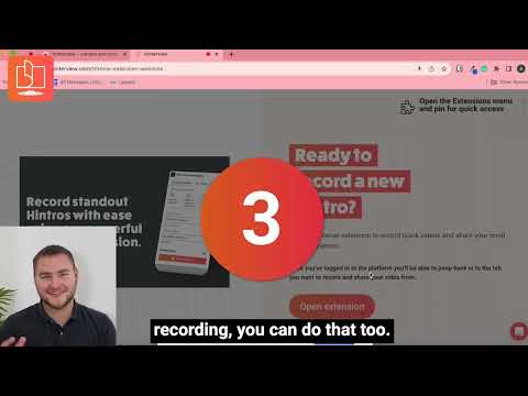 Hinterview – camera and screen recording video preview 2
