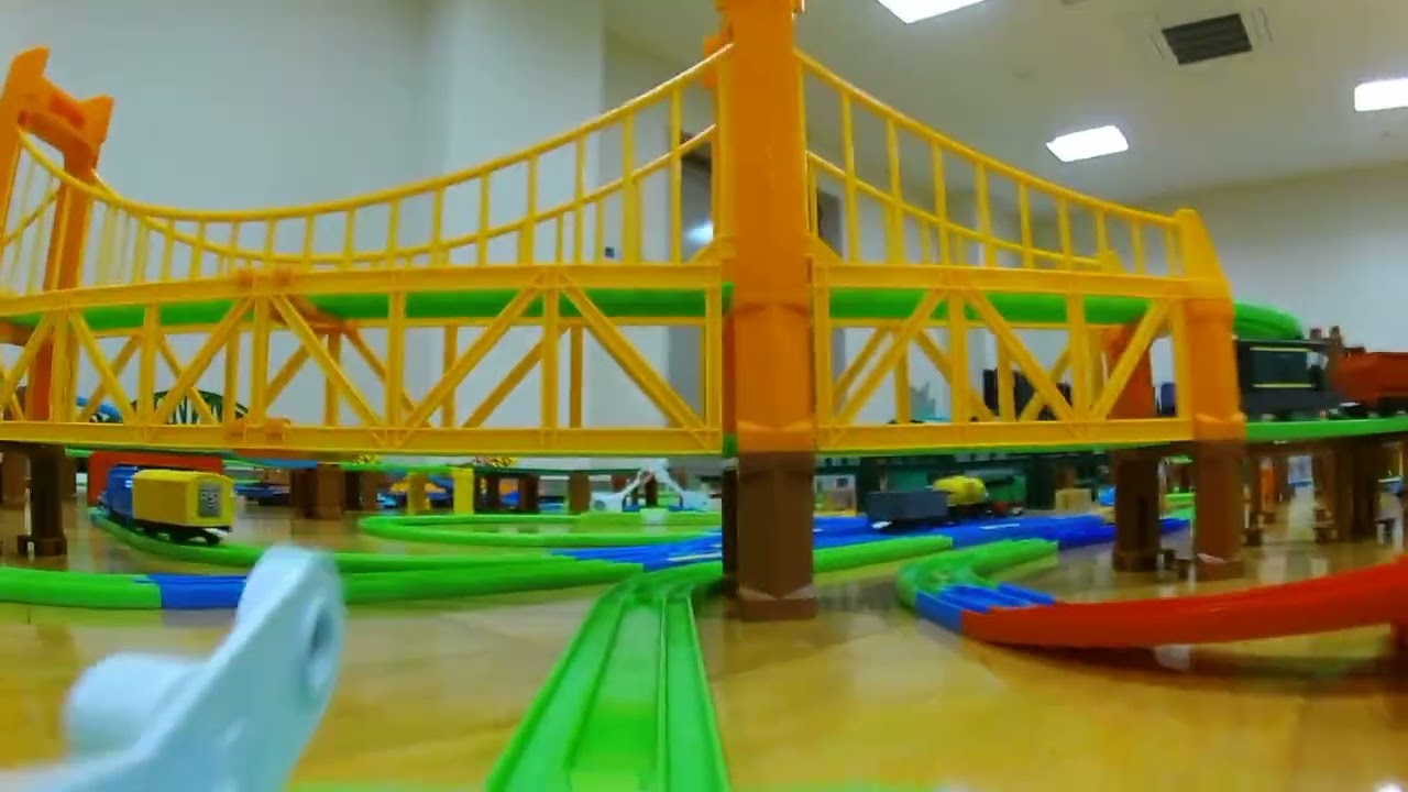 プラレール】ぐりぷらひろばトーマスレイアウトのプラレール前面展望8