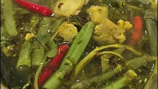 Somlor Machu Kreung , Cambodian Lemongrass Sour Soup , Khmer Food សម្លម្ជូរគ្រឿងសាច់គោ?????