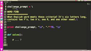 01 CHALLENGE: Word Find