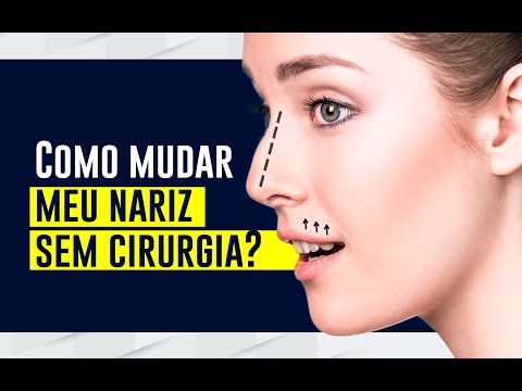 Vídeo: Listadas Estão As Maneiras De Mudar O Formato Do Nariz Sem Cirurgia