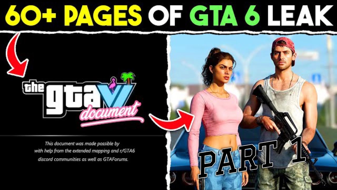 EVERYTHING IN GTA6 60 PAGE DOCUMENT PART 1 YouTube 