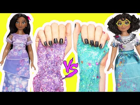 Disney Encanto Mirabel and Isabella DIY SLIME Tutorial!