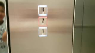 Schindler 5500 MRL Traction elevator at Myer, Westfield Garden City