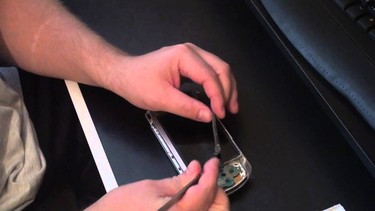 Ремонт PSP - Замена дисплея PSP 1000 - YouTube