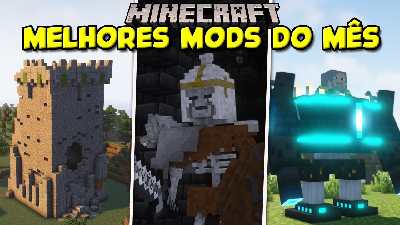 TOP 10 MELHORES MODS DO MÊS PARA O MINECRAFT (Setembro de 2022) - YouTube