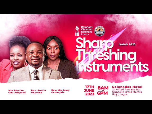 Sharp Threshing Instruments