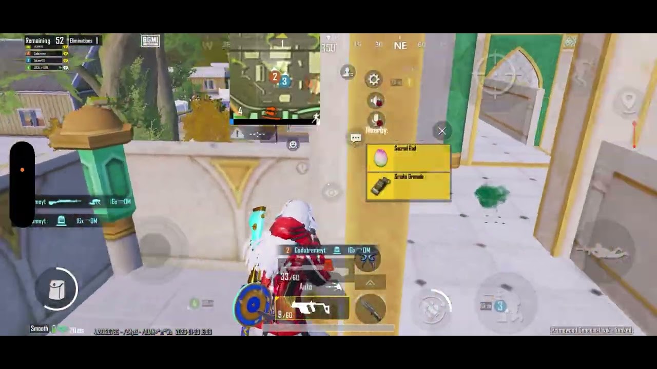 BGMI Intense Clutch 🔥 1v4 Full Squad Wipe | Extreme Close Combat