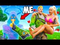 Using INVISIBILITY To Spy On Him.. (Fortnite)