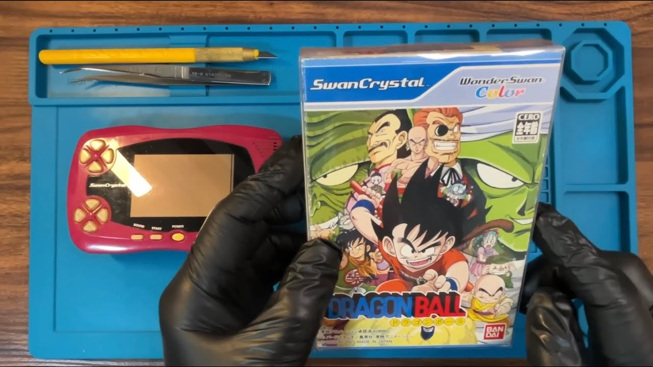 WonderSwan Crystal now has an IPS LCD - YouTube