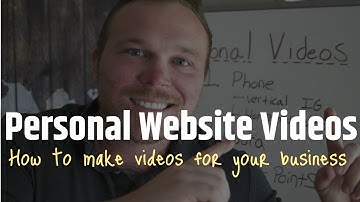 Personal Website Videos | How to make videos for your business