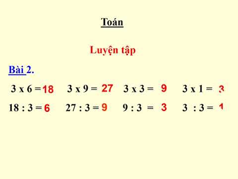 Môn Toán lớp 2 - Tuần 23, Luyện tập