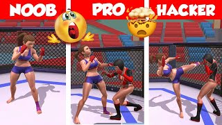 NOOB vs PRO vs HACKER - Girls Fight Club - Gameplay Walkthrough - All Levels - Ikko Fire screenshot 5