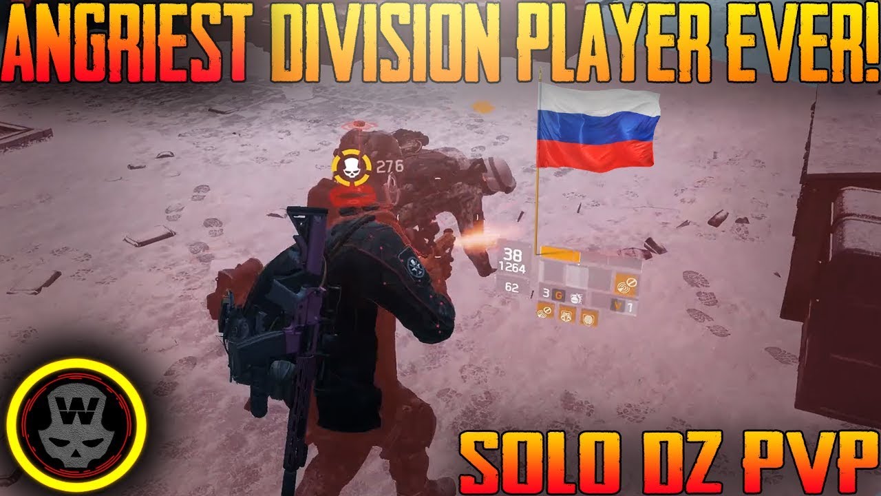 ANGRIEST DIVISION PLAYER EVER! SOLO DZ PVP #22 (The Division 1.7)