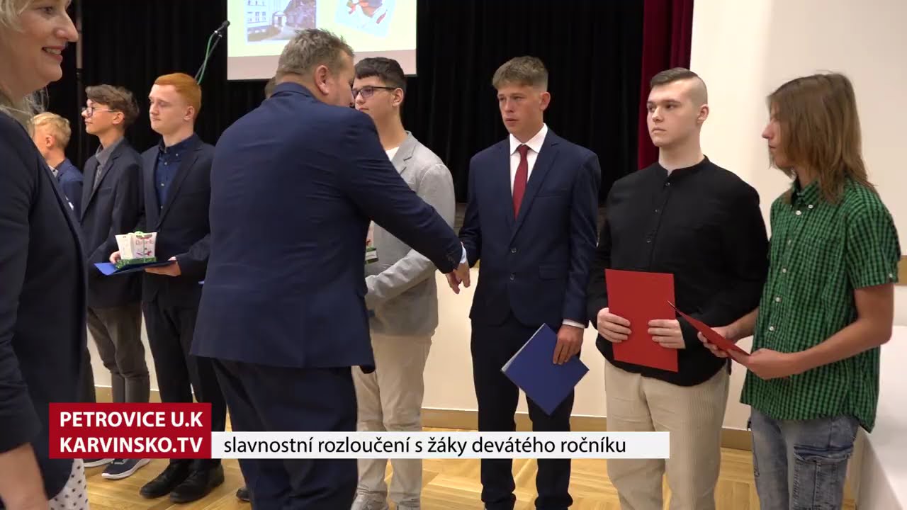 Petrovice u Karviné ► Rozloučení s deváťáky │ #Karvinsko.TV │ @TelevizeKarvinsko