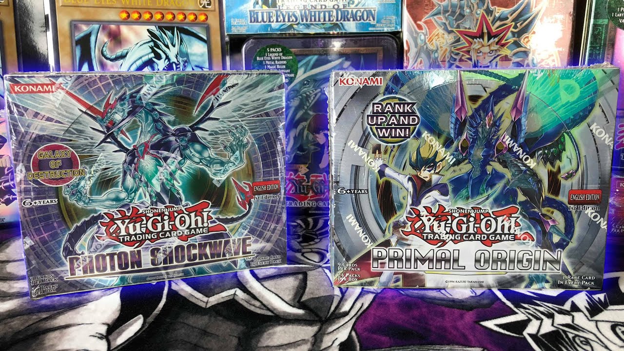YU-GI-OH! BEST EVER Double 1st Edition Booster Box Opening! Photon  Shockwave & Primal Origin!