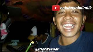NYODREK LASER Spiderman //CCTV boyolalimilk