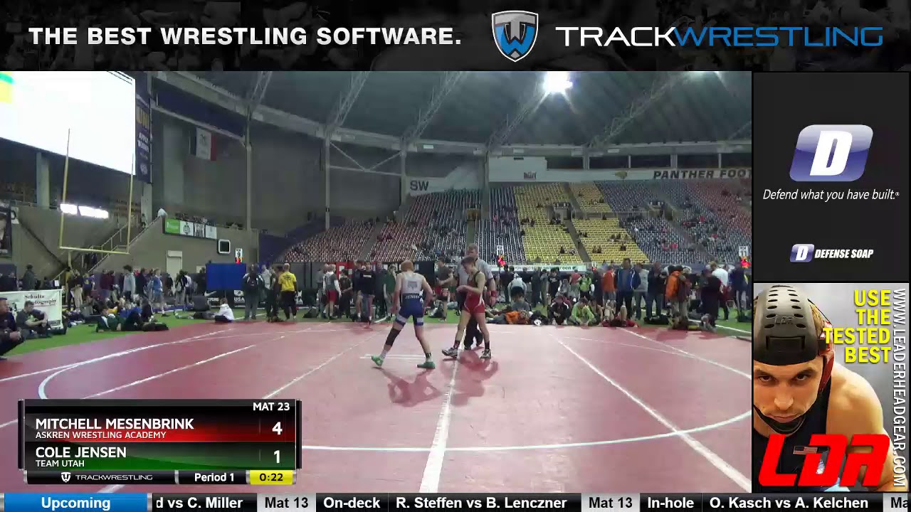 Cadet 106 Mitchell Mesenbrink Askren Wrestling Academy Vs Cole Jensen Team Utah