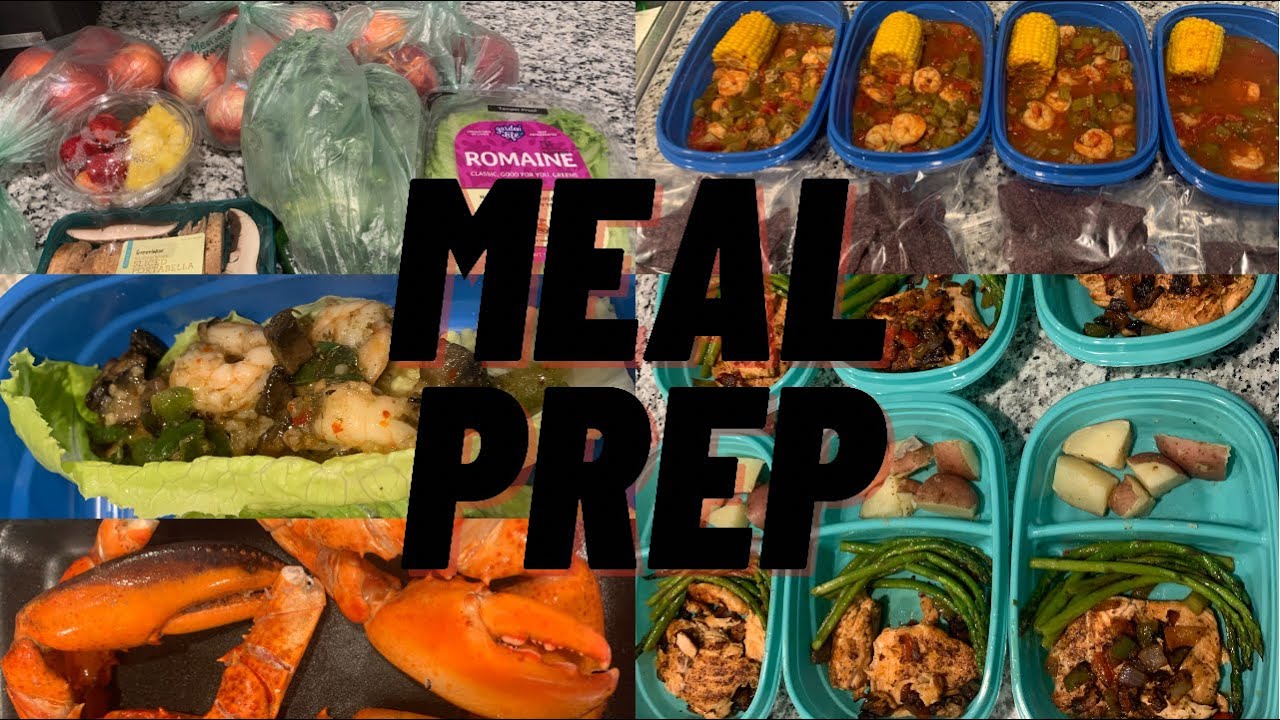 Weight Loss Meal Prep Creative Ideas Vonda Hopkins I CHOOSE YouTube
