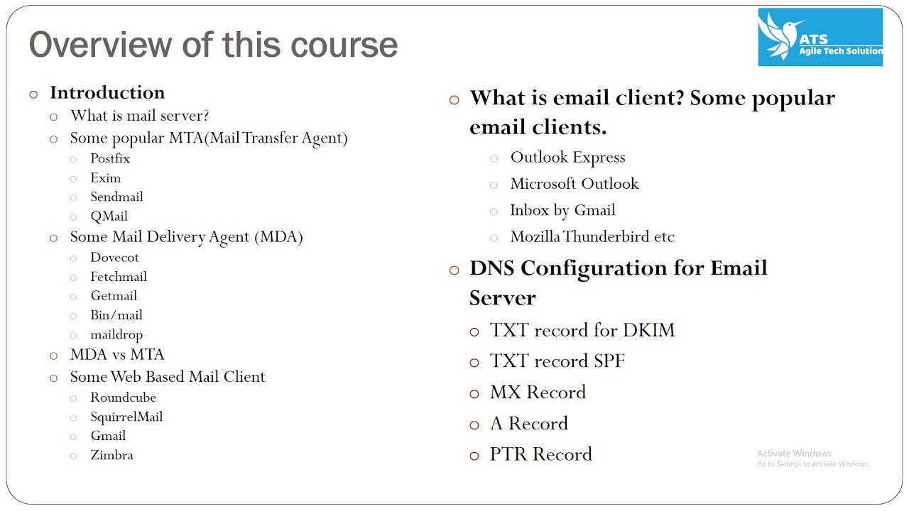 Part 1 Email server overview - YouTube